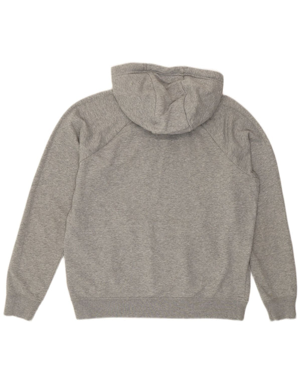 NIKE Ženska majica s kapuljačom UK 14 Srednje sivi pamuk