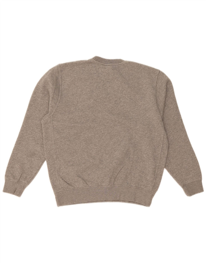 NIKE Mens Sweatshirt Jumper Small Grey Cotton