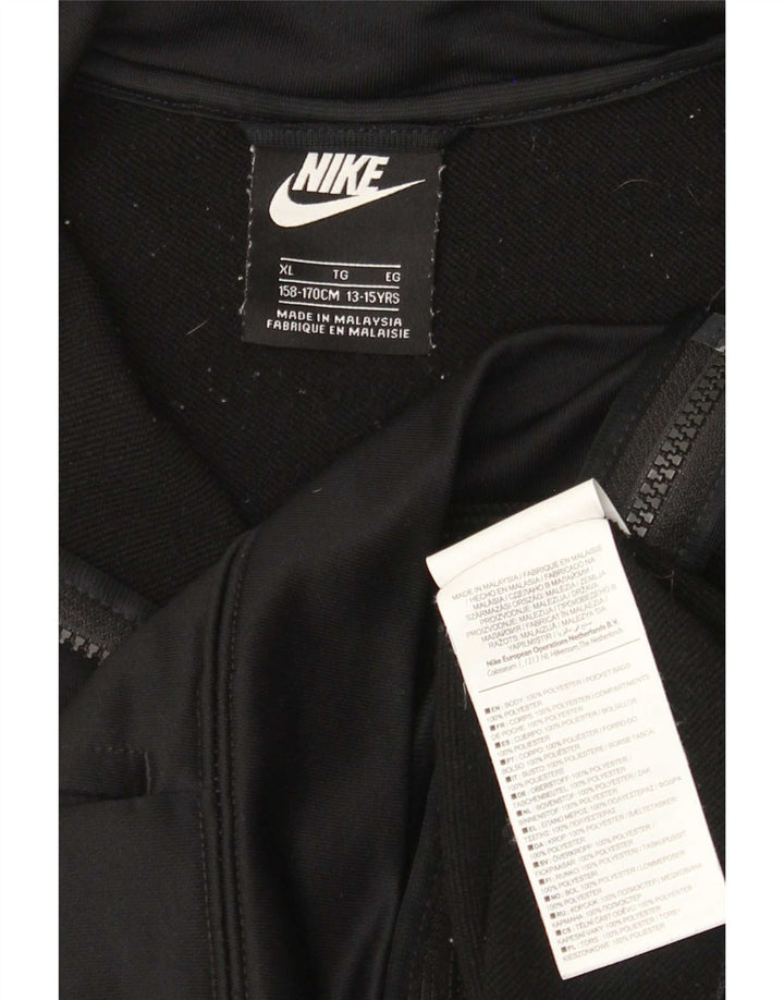 Nike Boys Trenirka Gornja jakna 13-14 godina XL crni poliester