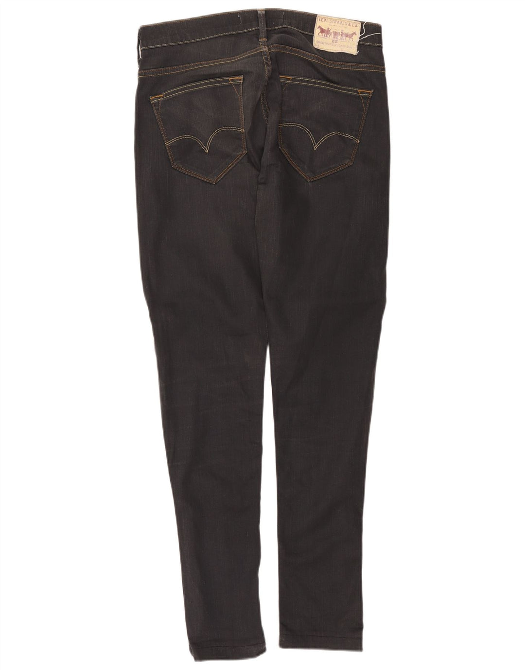 Levi's muške 504 ravne traperice W32 L34 sivi pamuk