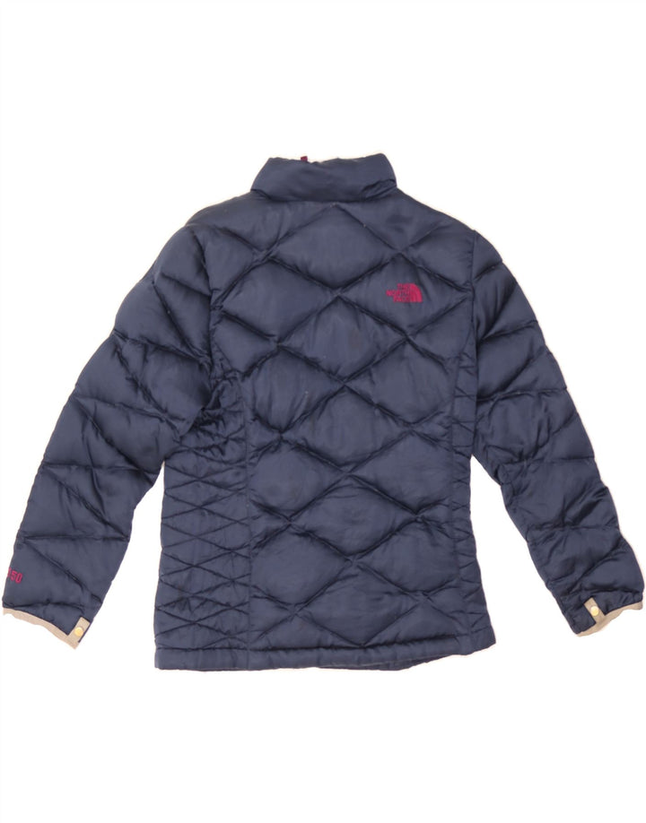 DIADORA Girls Quilted Jacket 10-11 Years Medium  Navy Blue Nylon Vintage Diadora and Second-Hand Diadora from Messina Hembry 