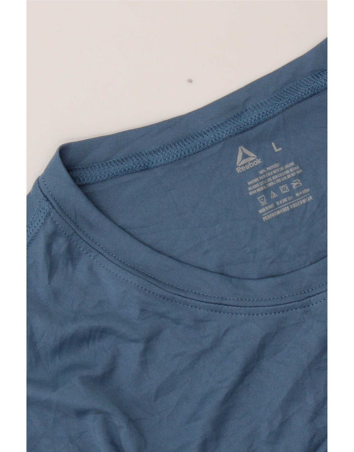 Reebok muška majica kratkih rukava veliki plavi poliester