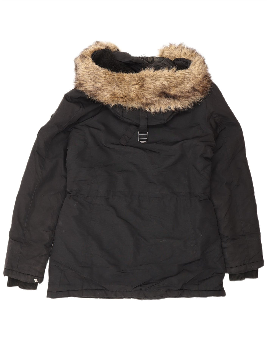 Superdry ženska parka jakna UK 12 srednje crna zimska