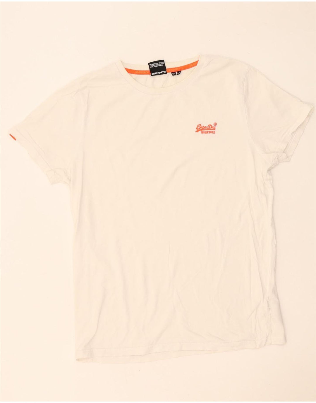 Superdry muška majica XL bijeli pamuk