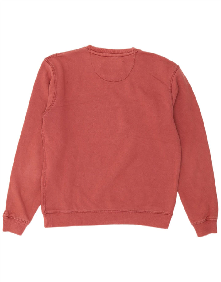 Jack Wills Muška majica s kratkim rukavima Srednji bordo pamuk