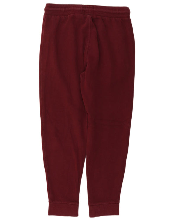 SUPERDRY Mens Graphic Tracksuit Trousers Joggers Medium  Burgundy Cotton