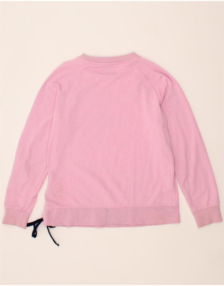 CHAMPION Womens Graphic Sweatshirt Jumper UK 16 Large Pink Vintage Champion and Second-Hand Champion from Messina Hembry 
