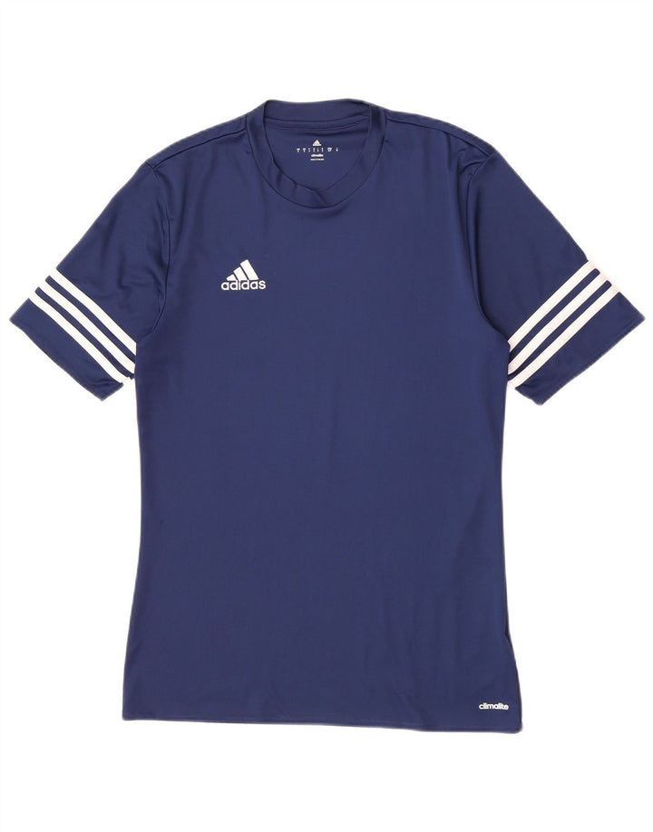Adidas muška Climalite majica kratkih rukava, mali tamnoplavi poliester