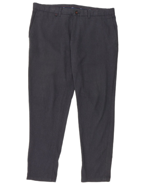 Zara muške uske chino hlače EU 44 Large W34 L28 tamnoplave