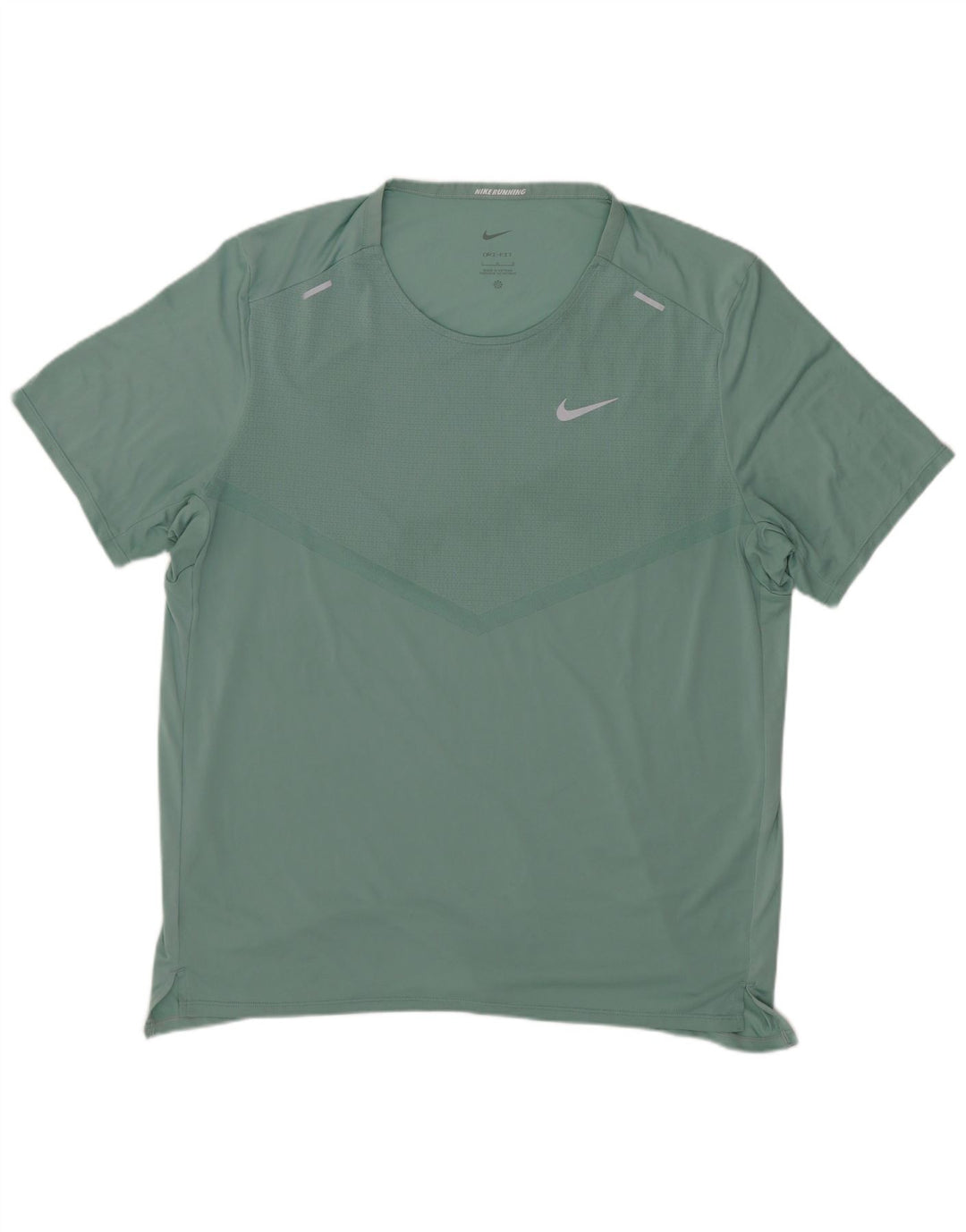 Nike Mens Dri Fit T-Shirt Top Large Green