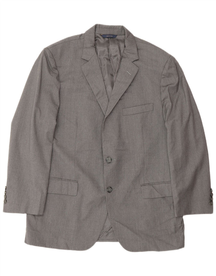 Brooks Brothers muška uska jakna sa 2 gumba UK 42 XL siva vuna