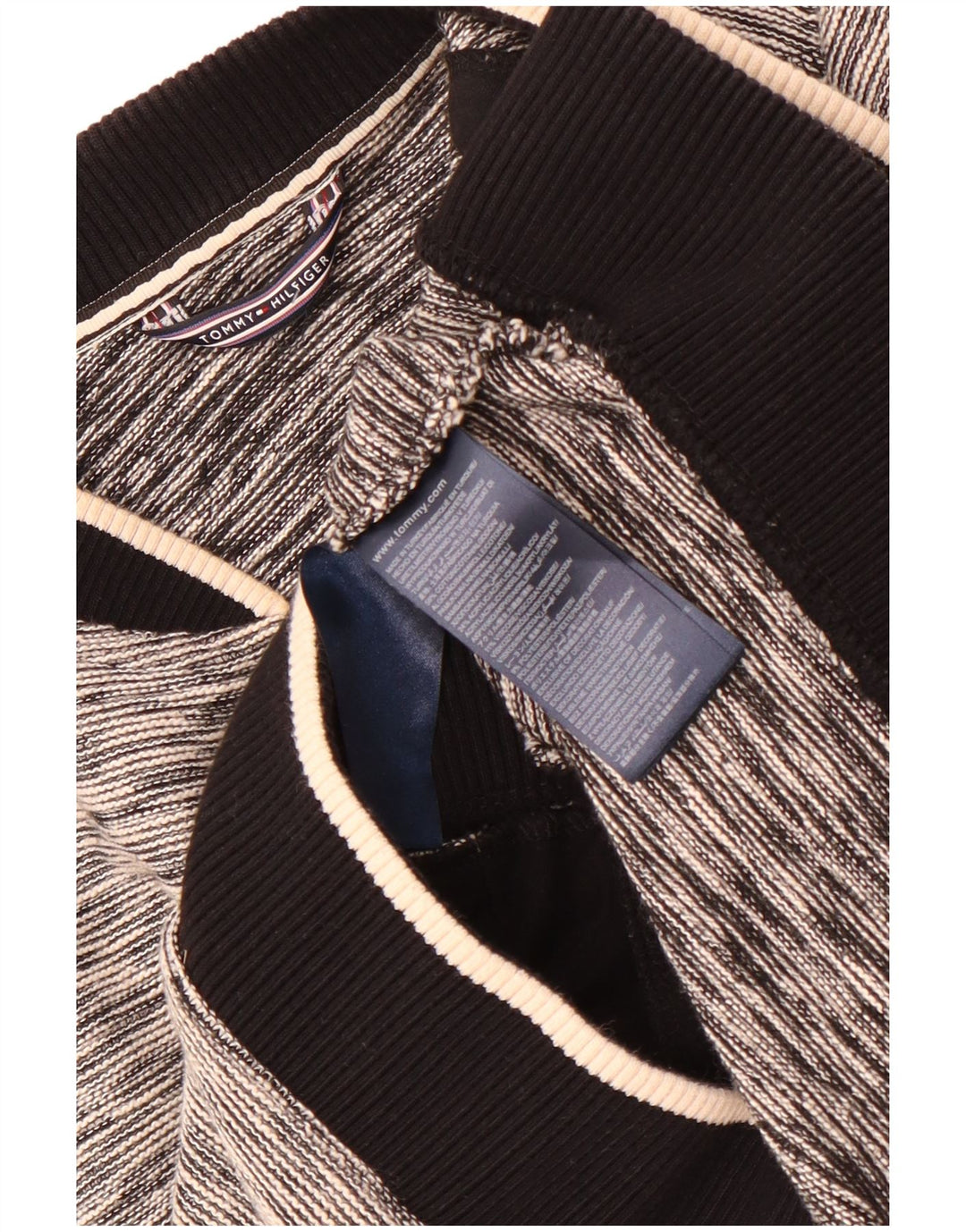 Tommy Hilfiger Ženska gornja jakna od trenirke UK 12 srednje sivi flekasti pamuk