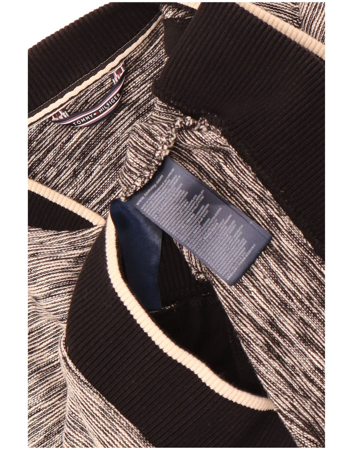 Tommy Hilfiger Ženska gornja jakna od trenirke UK 12 srednje sivi flekasti pamuk