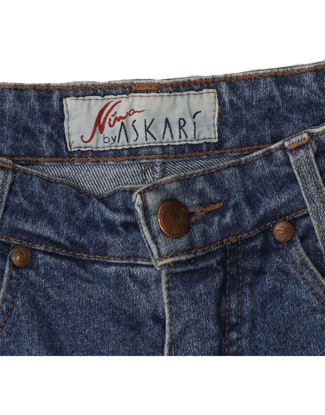 VINTAGE Womens Tapered Jeans W24 L29 Blue Vintage Vintage and Second-Hand Vintage from Messina Hembry 