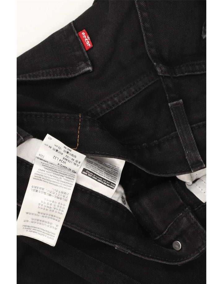 Levi's muške uske traperice W34 L32 crni pamuk