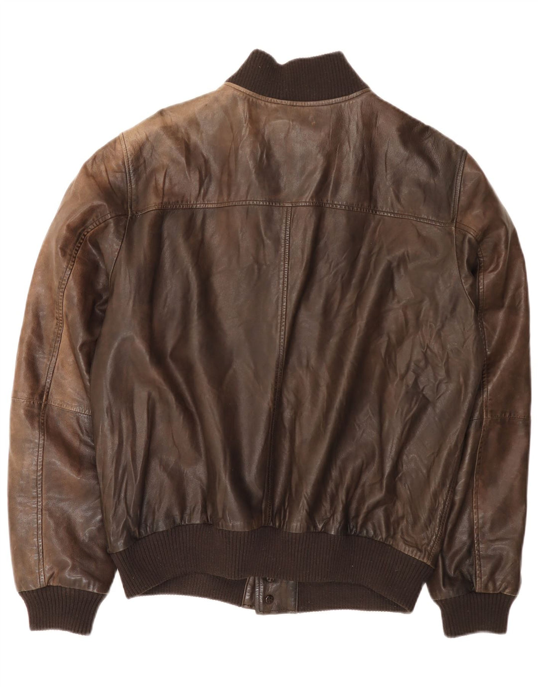 Minoronzoni 1953 muška kožna jakna UK 42 XL smeđa koža