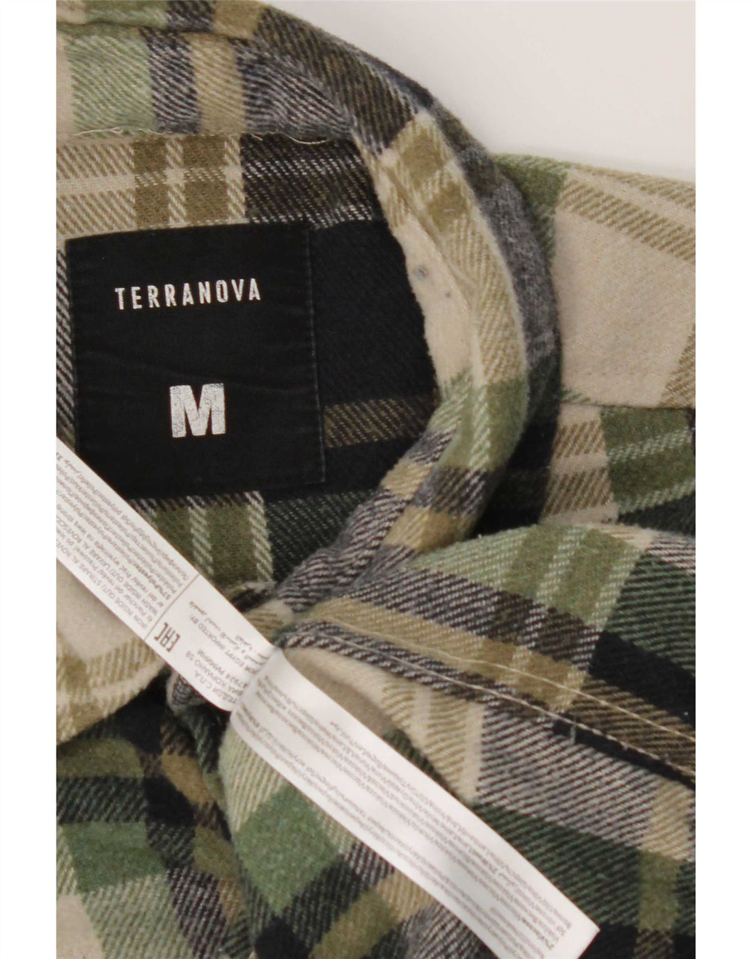 Terranova muška košulja od flanela srednje raznobojnog kariranog poliestera