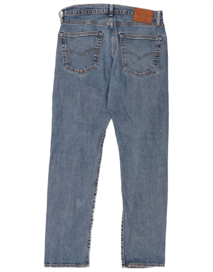 Levi's muške 502 ravne traperice W32 L32 plavi pamuk