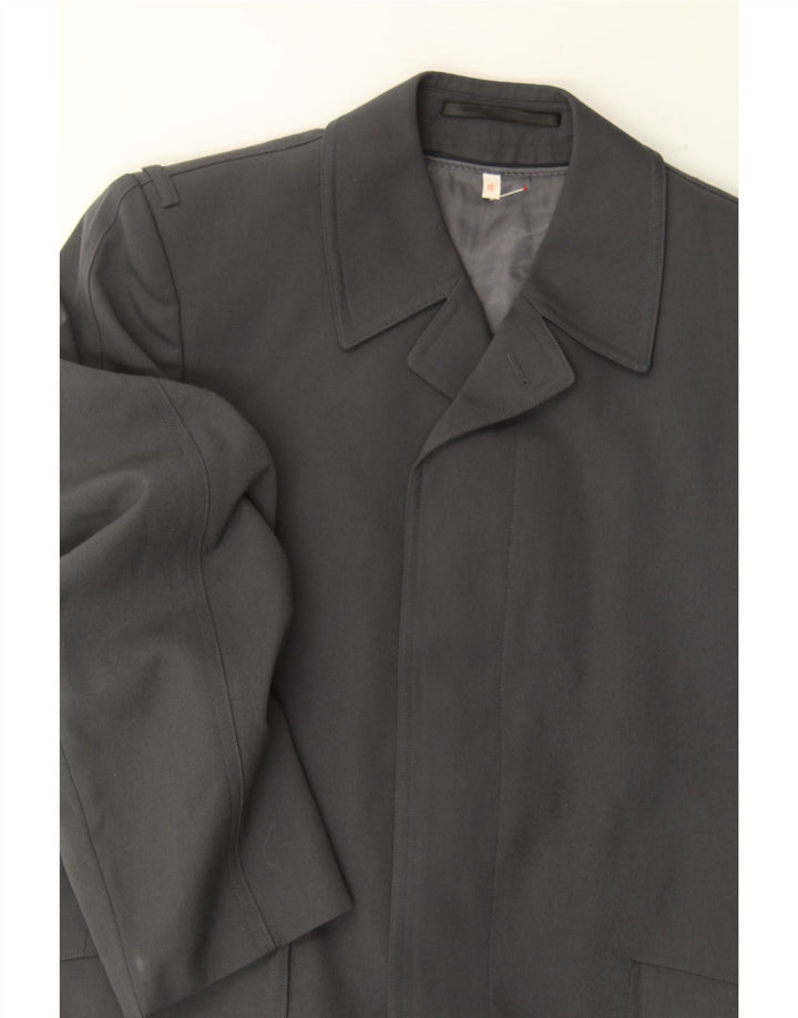 VINTAGE Womens Overcoat US 10 Large Grey Vintage Vintage and Second-Hand Vintage from Messina Hembry 