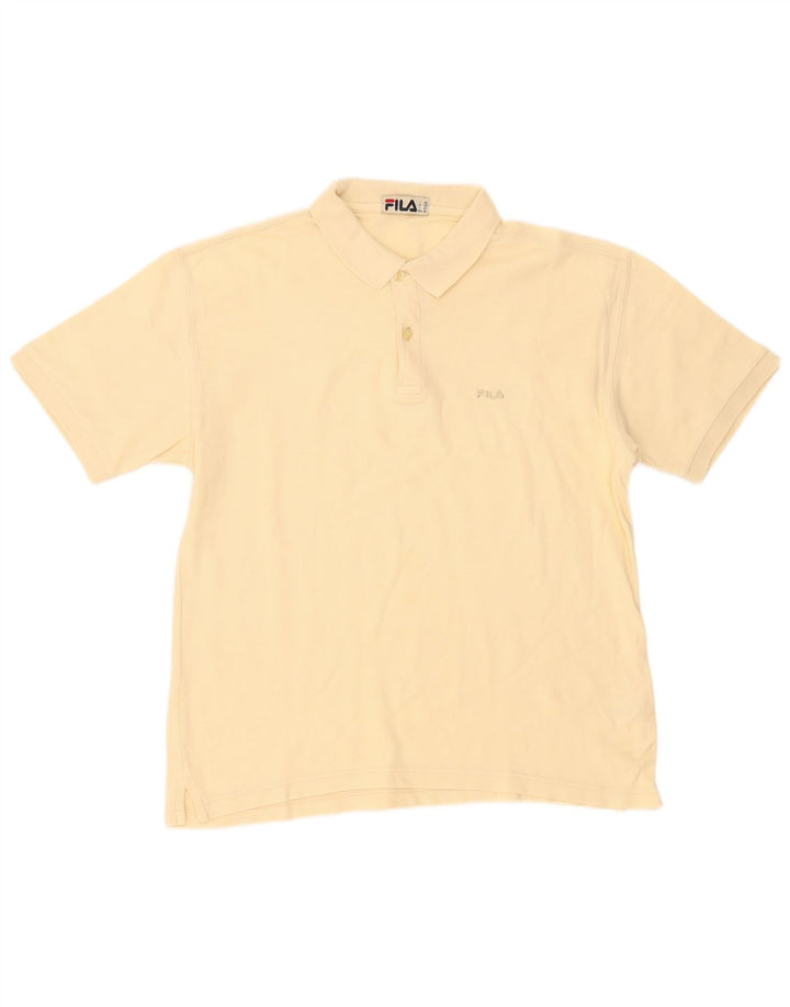 Fila muška polo majica Srednje žuti pamuk