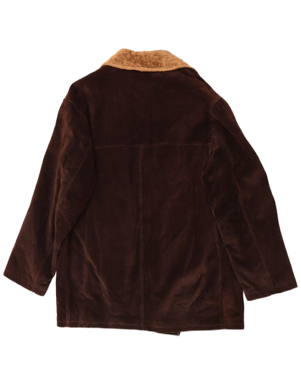 Vintage muški gornji kaput od antilopa IT 52 XL smeđa koža