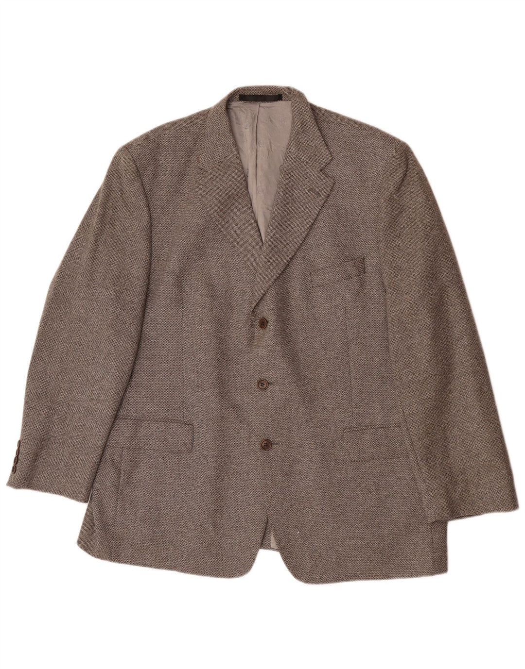 Marks & Spencer muška jakna sako s 3 gumba UK 46 XL siva vuna