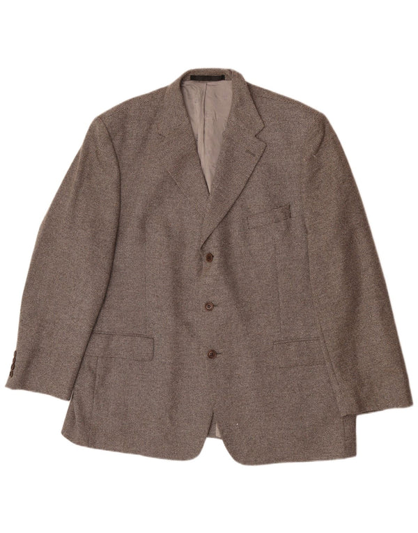 Marks & Spencer muška jakna sako s 3 gumba UK 46 XL siva vuna