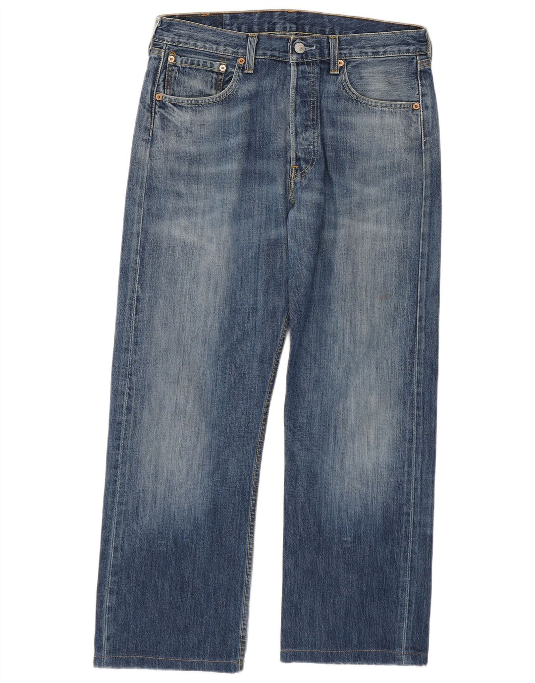 Levi's muške 501 ravne traperice W33 L27 plave