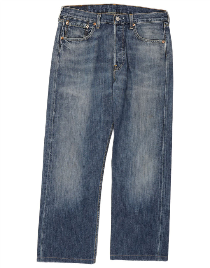 Levi's muške 501 ravne traperice W33 L27 plave
