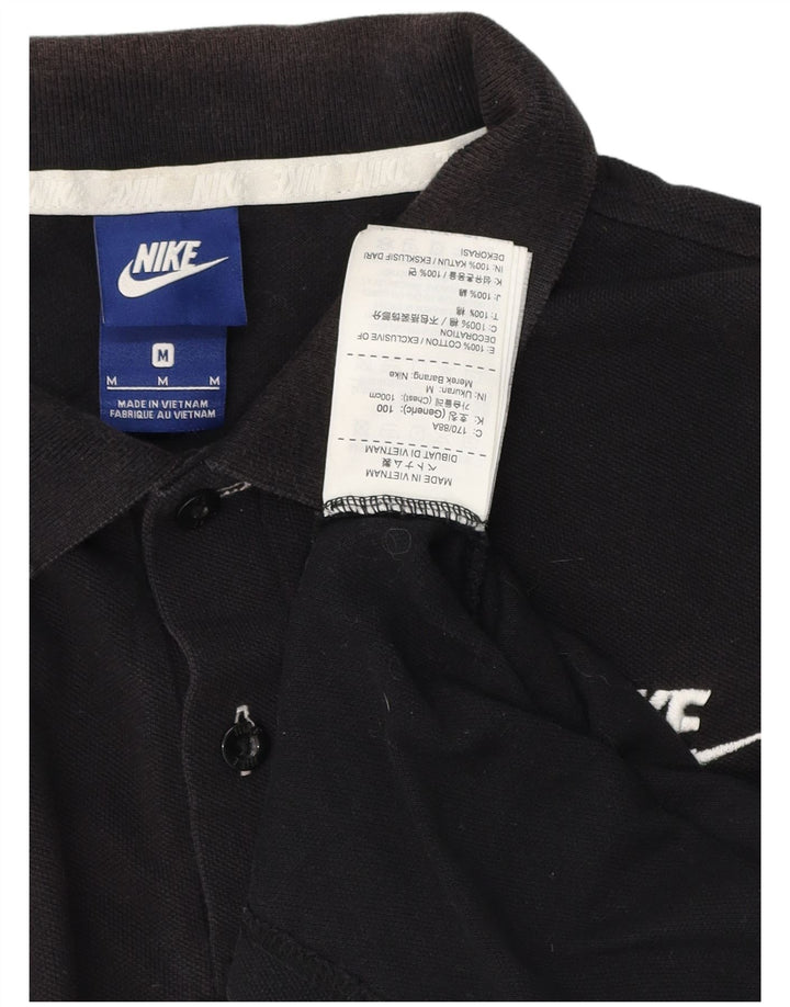 NIKE muška polo majica srednje crne pamučne boje