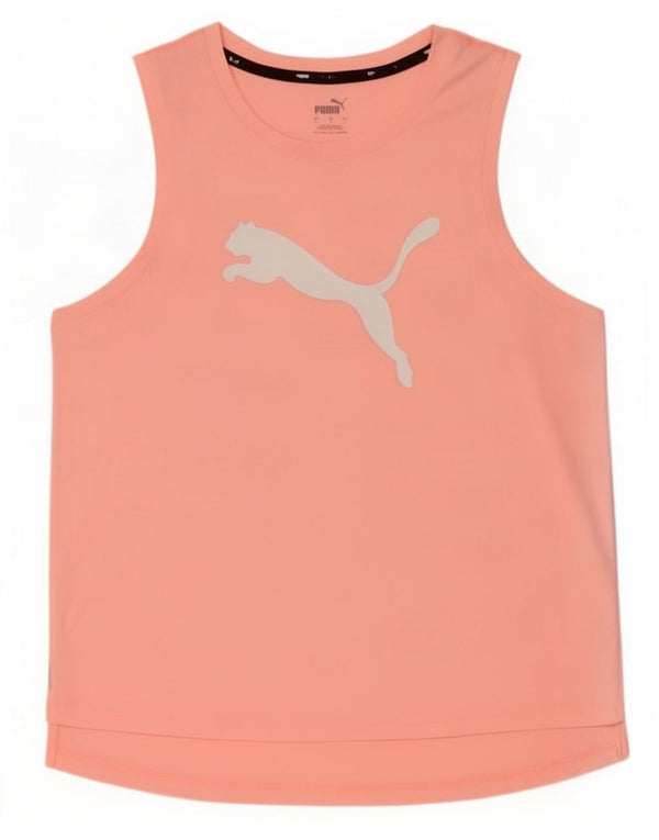 Puma ženski grafički prsluk UK 16 veliki ružičasti poliester