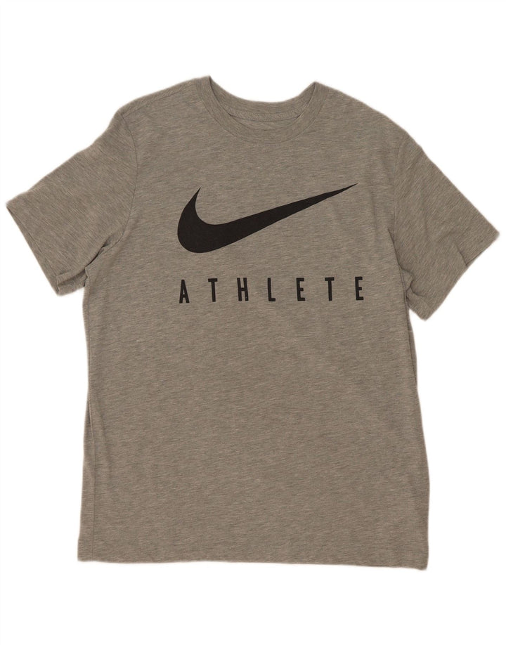 Nike Dri Fit majica kratkih rukava velika siva poliesterska majica kratkih rukava