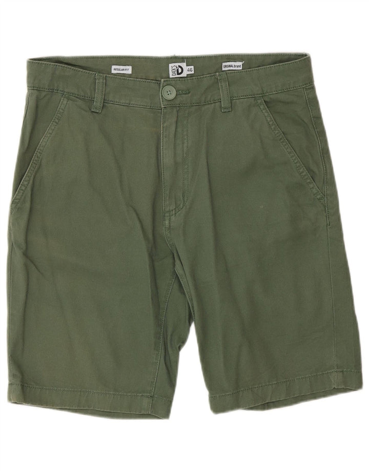 Dack's Regular Fit Chino kratke hlače IT 46 Small W30 Zeleni pamuk