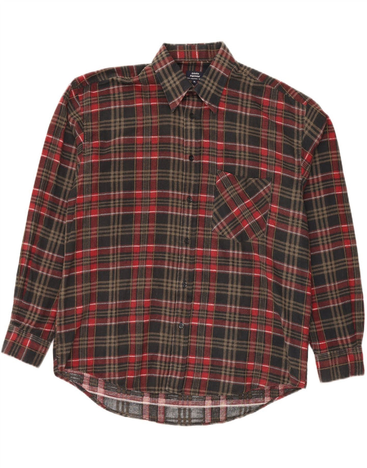 VINTAGE muška flanelska košulja XL šareni karirani pamuk