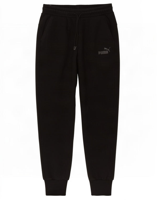 Puma ženske trenirke hlače Joggers UK 14 Srednje crni pamuk