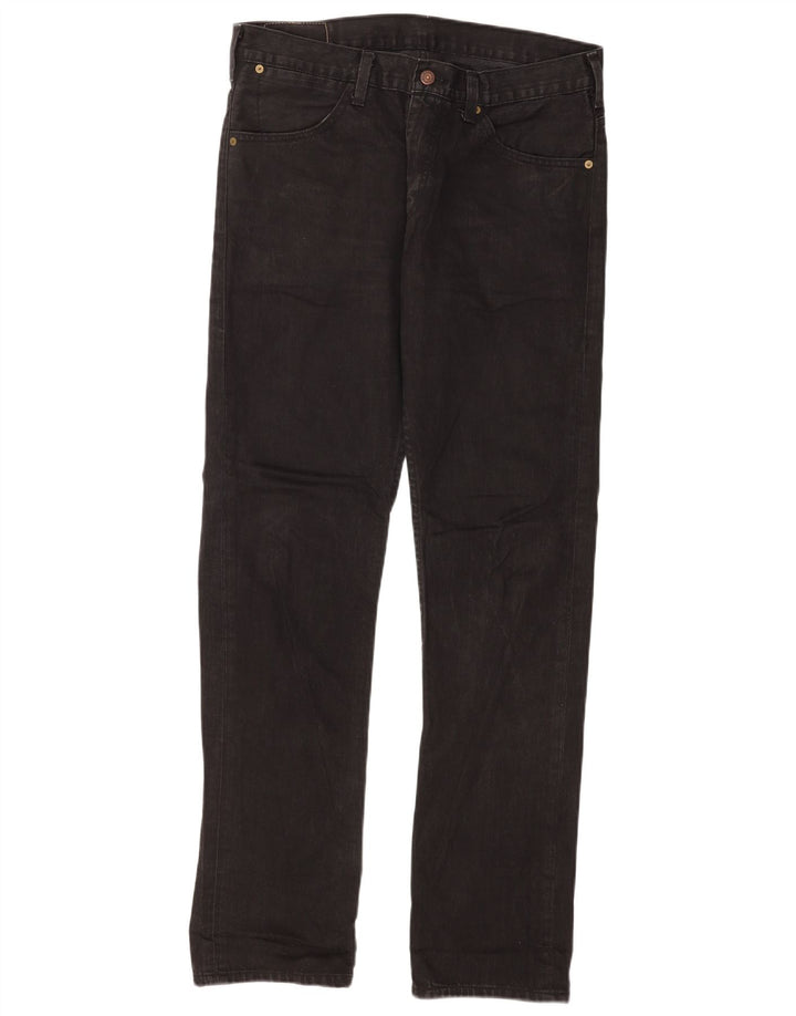 Levi's muške 504 ravne traperice W34 L34 crni pamuk