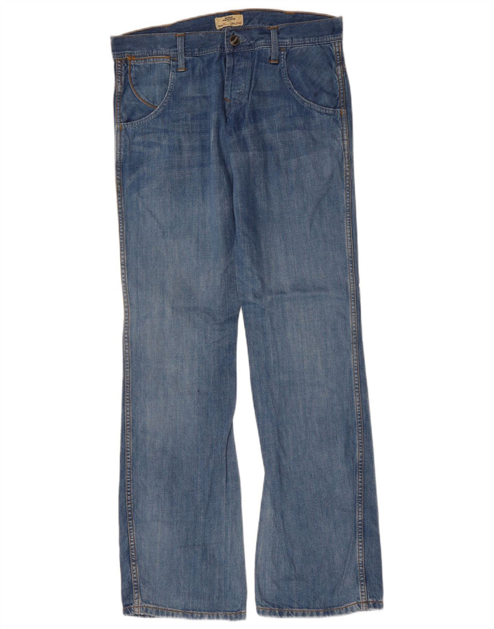 WRANGLER Muške traperice Sharkey Bootcut W31 L34 Plavi pamuk