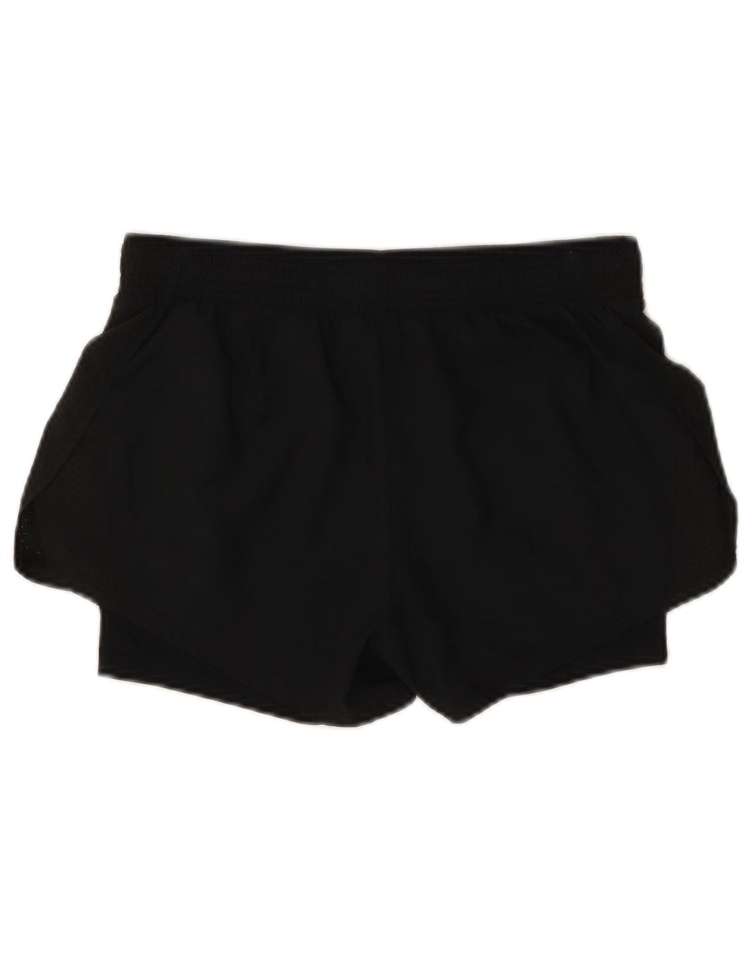 NIKE Ženske Dri Fit Sportske kratke hlače UK 10 Mali crni poliester