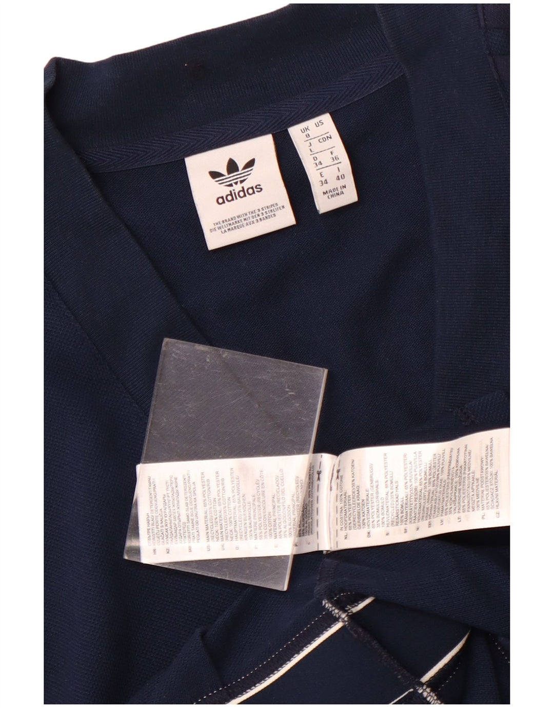 Adidas ženska teniska haljina UK 8 Mala tamnoplava poliester