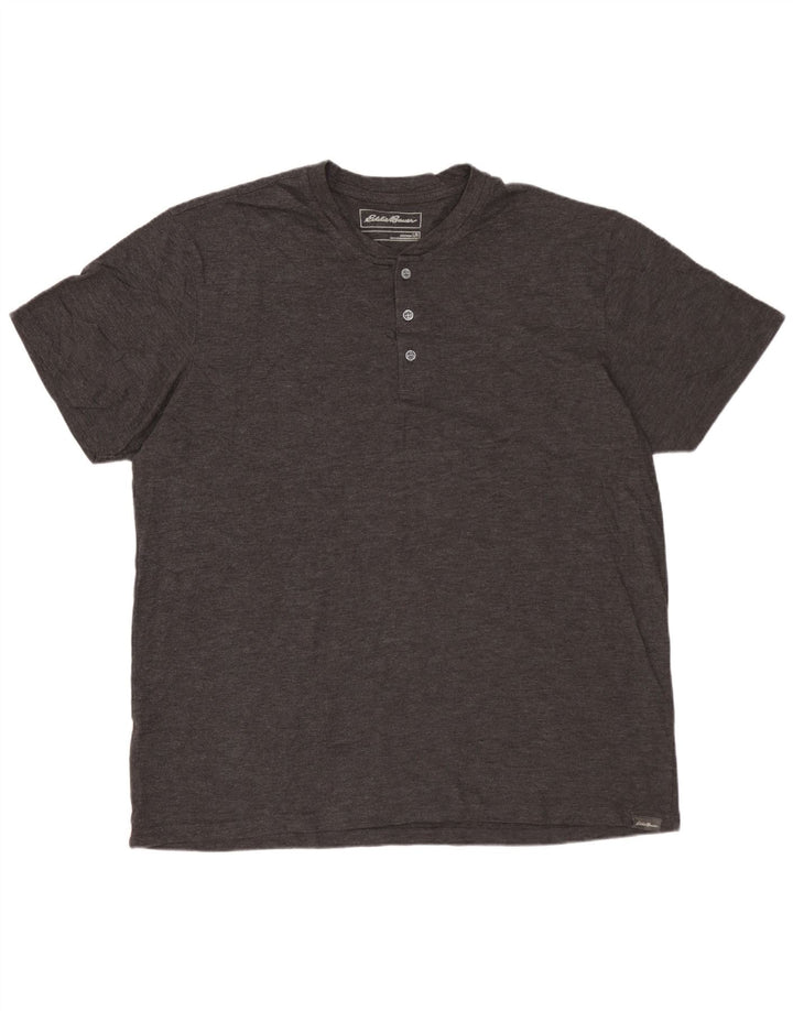 EDDIE BAUER Muška majica kratkih rukava Velika siva pamučna majica