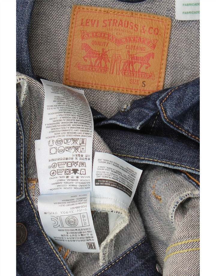 Levi's muška traper jakna UK 36 Mala tamnoplava pamuk