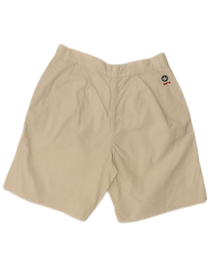 Murphy & Nye ženske kratke chino hlače s štipaljkama W30 srednje bež pamuk