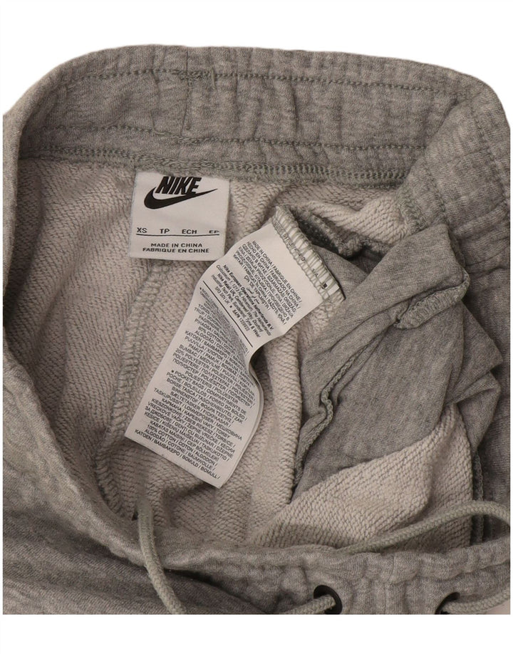 NIKE Ženska trenirka Hlače Joggers UK 4 XS Sivi flekasti pamuk