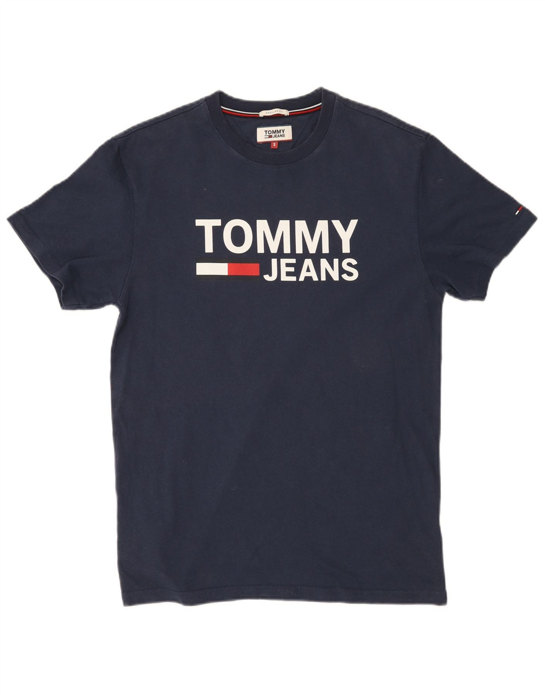 TOMMY HILFIGER Muška majica kratkih rukava Regular kroja, mala, tamnoplava, pamučna