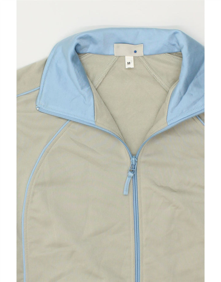 ASICS Mens Tracksuit Top Jacket Medium Grey Polyester Vintage Asics and Second-Hand Asics from Messina Hembry 