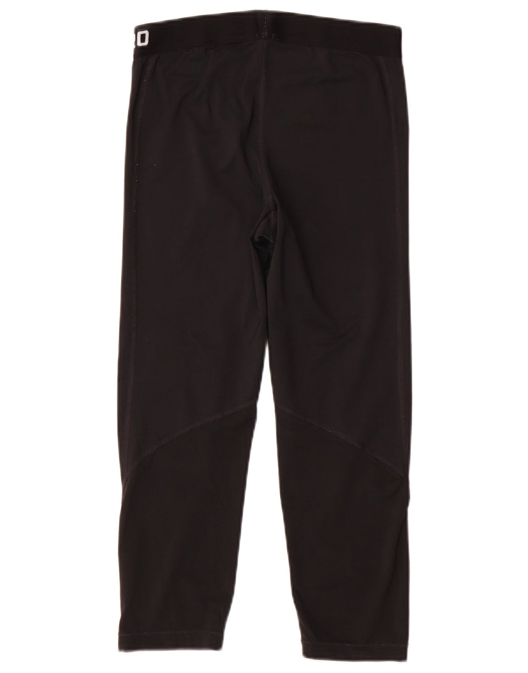 Nike Ženske Dri Fit Graphic Capri tajice UK 12 Srednje crni poliester