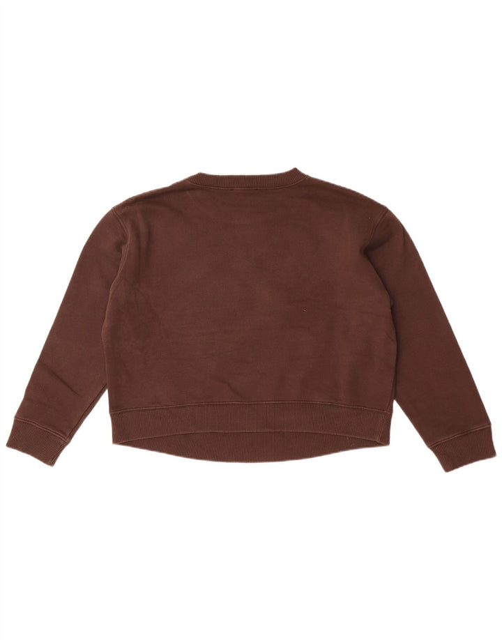 Zara ženska majica s kratkim grafičkim motivima UK 10 Small Brown