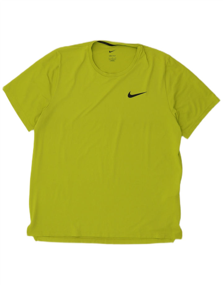 Nike Dri Fit majica kratkih rukava, veliki zeleni poliester