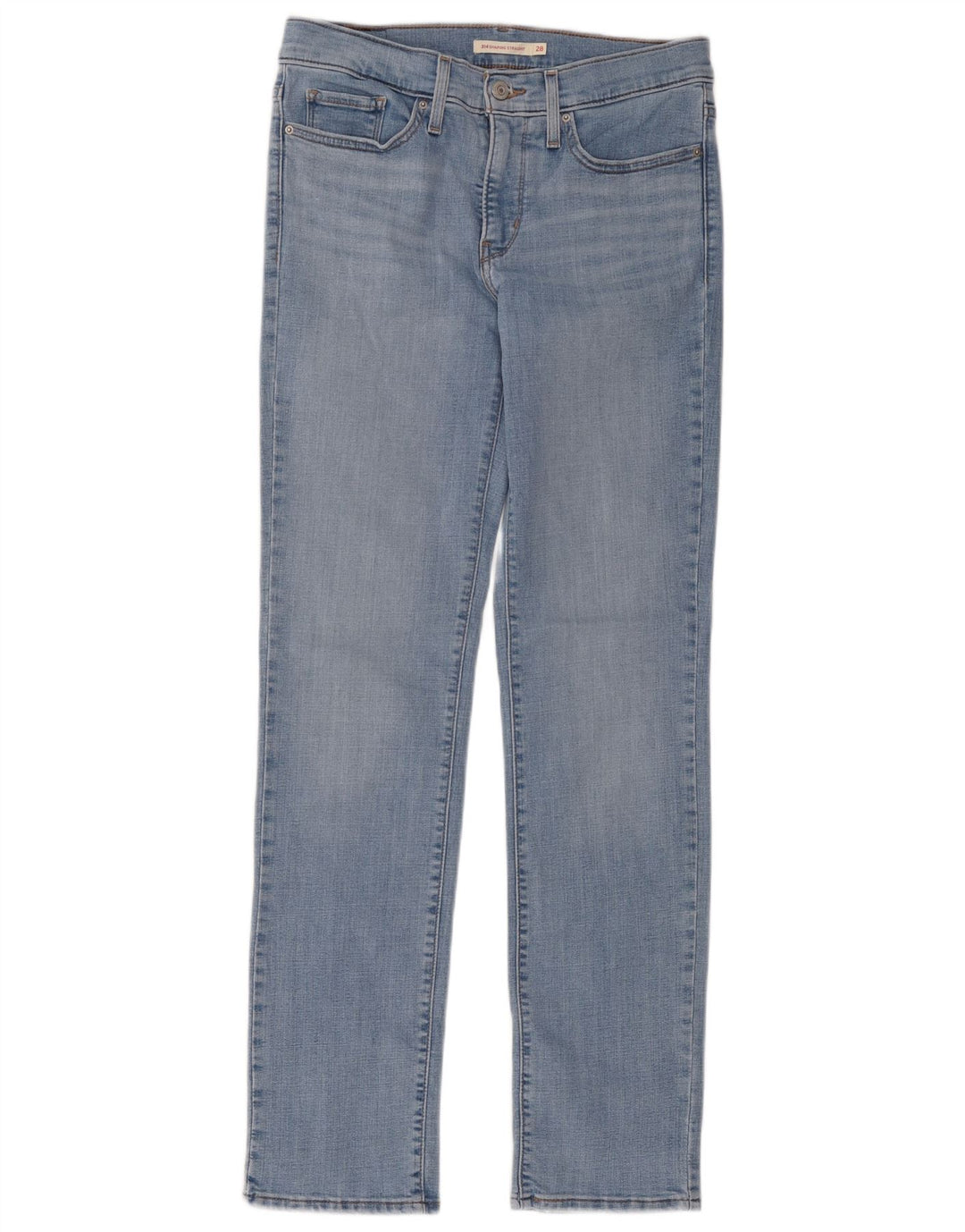 Levi's ženske ravne traperice 314 za oblikovanje W28 L32 plavi pamuk