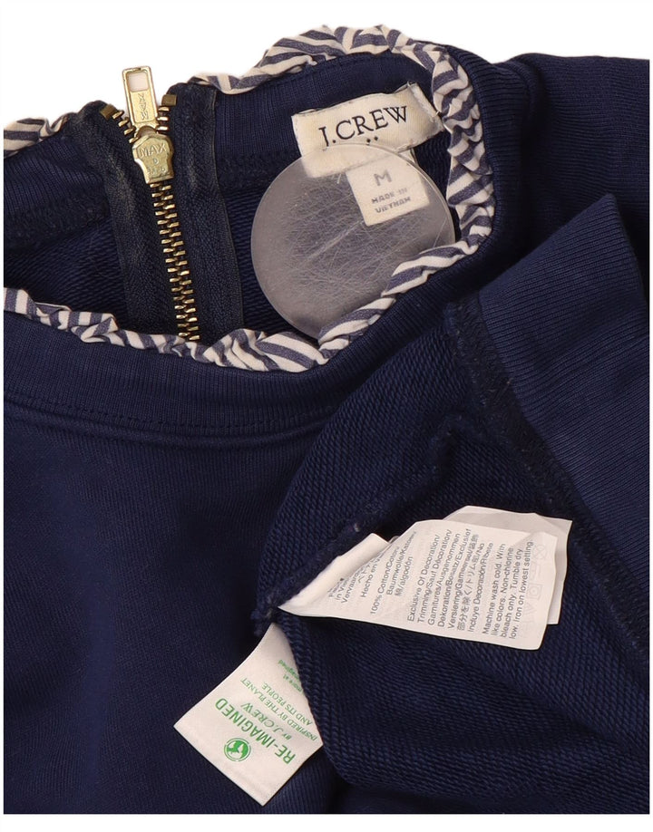 J. CREW Ženska majica s kratkim rukavima UK 14 Srednji tamnoplavi pamuk